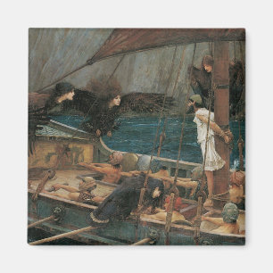Ulysses and the Sirens by John William Waterhouse Magnet