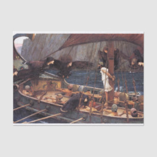 Ulysses and the Sirens, by John William Waterhouse Tissue Paper
