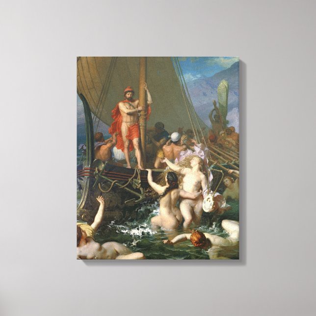 Ulysses and the Sirens Canvas Print (Front)
