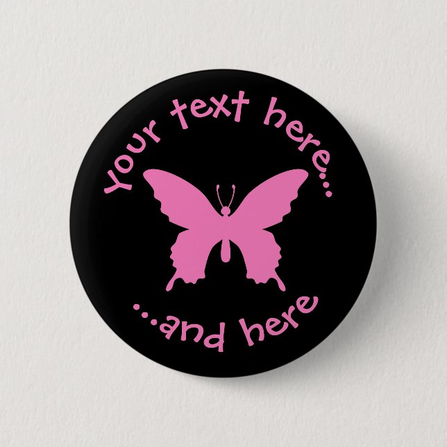 Ulysses Butterfly 6 Cm Round Badge (Front)