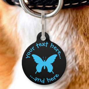 Ulysses Butterfly Pet Tag