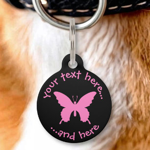 Ulysses Butterfly Pet Tag