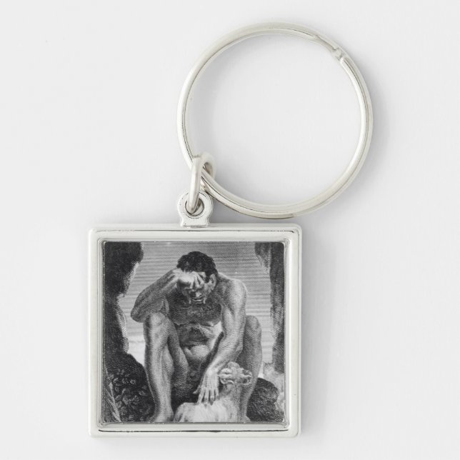 Ulysses Escaping from Polyphemus the Cyclops Key Ring (Front)
