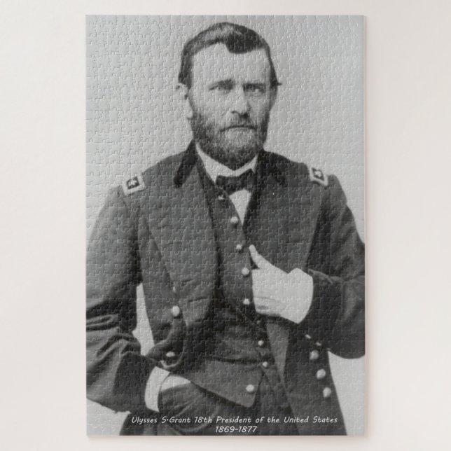 Ulysses S. Grant18th President of America. Jigsaw  Jigsaw Puzzle (Vertical)
