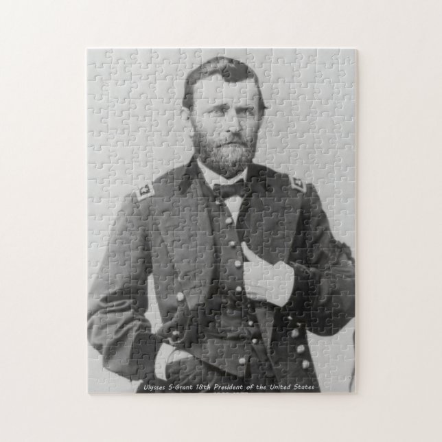 Ulysses S. Grant  18th President of America. Jigsaw Puzzle (Vertical)