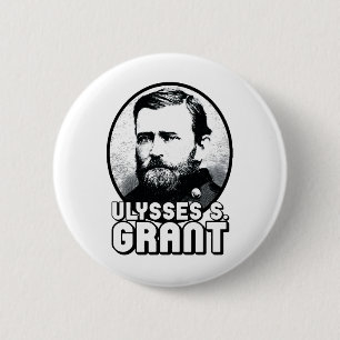 Ulysses S. Grant 6 Cm Round Badge