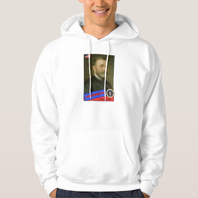 Ulysses S. Grant Baseball Card Hoodie (Front)