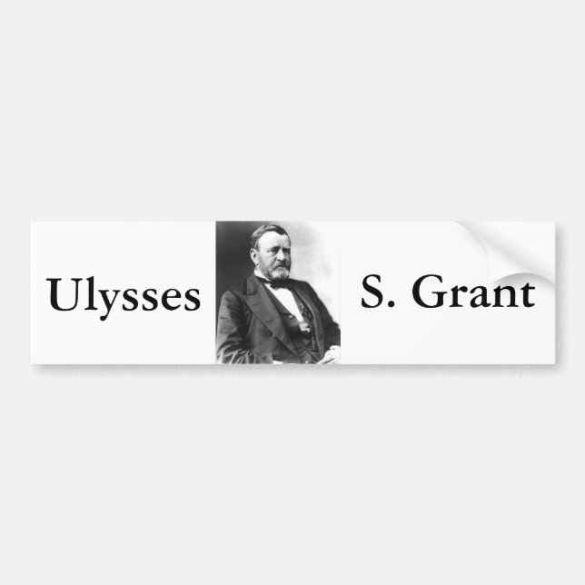 Ulysses S Grant Bumper Sticker (Front)