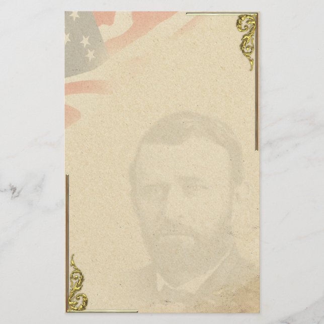 Ulysses S. Grant Civil War Personal Stationery (Front)