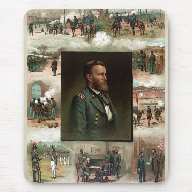 Ulysses S. Grant from West Point to Appomattox Mouse Pad (Front)