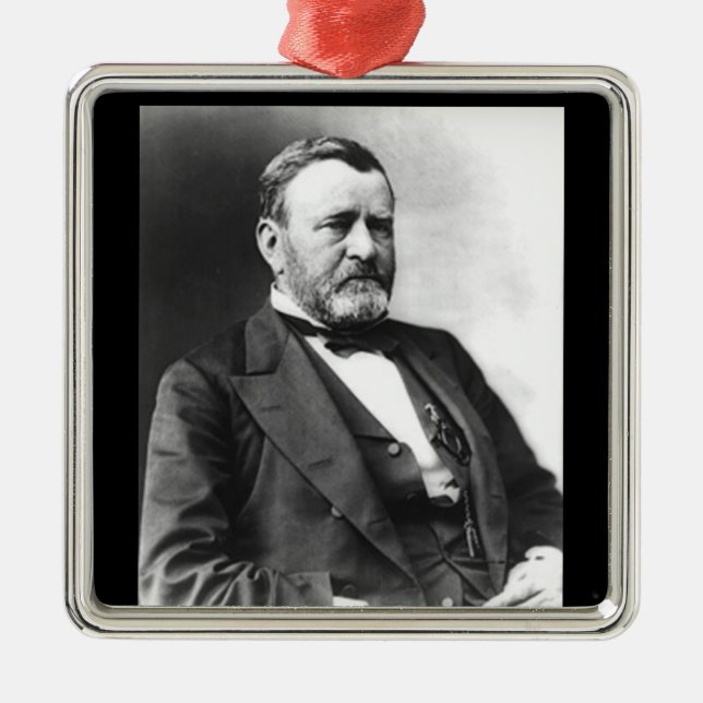 Ulysses S Grant Metal Tree Decoration (Front)