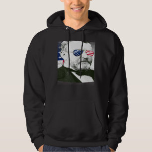 Ulysses S Grant USA Flag Patriotic American Flag 4 Hoodie
