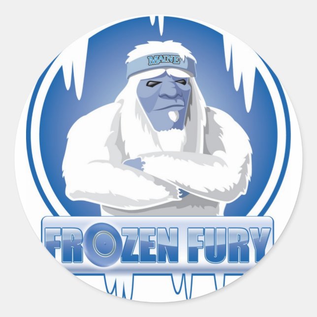 UM_Frozen_Fury Classic Round Sticker (Front)