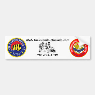 UMA Taekwondo-Hapkido bumper sticker