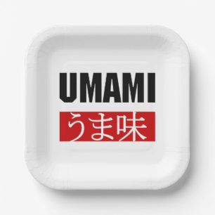 UMAMI うま味 PAPER PLATE
