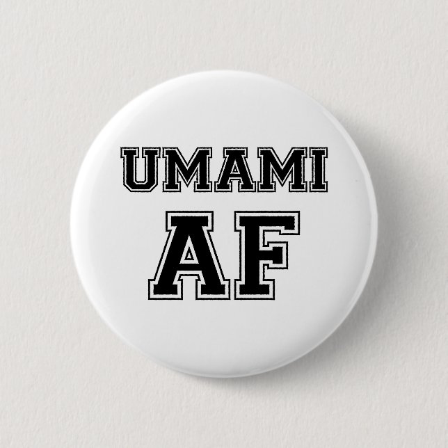 UMAMI AF 6 CM ROUND BADGE (Front)