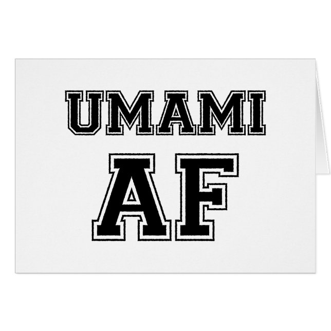 UMAMI AF CARD (Front Horizontal)