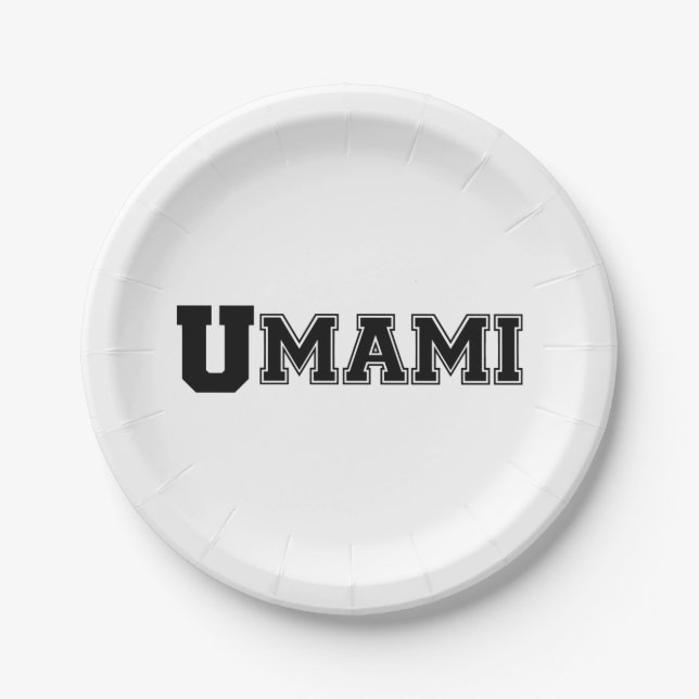 UMAMI COLLEGE PAPER PLATE (Front)