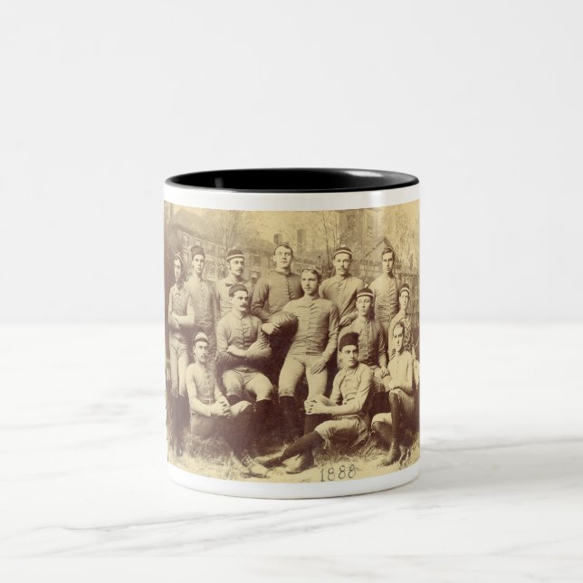 UMass Football 1888 Two-Tone Coffee Mug (Center)