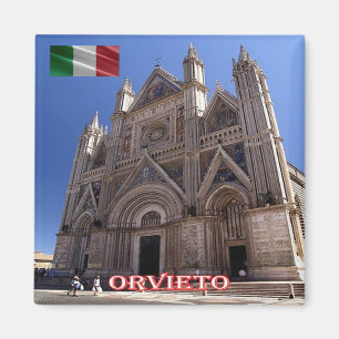 UMB020 ORVIETO, Cathedral, Umbria, Italy, Fridge Magnet
