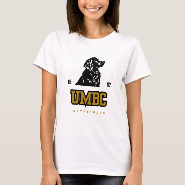 UMBC Retrievers – Bold College Baseball Spirit T-Shirt (Front)
