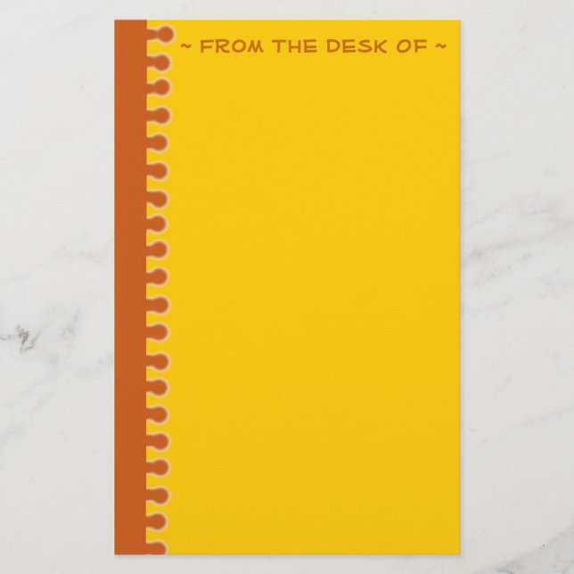 Umber Edge Stationery (Front)