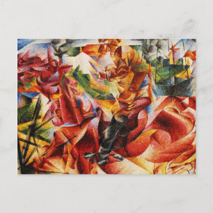 Umberto Boccioni - Elastic (Detail) Postcard