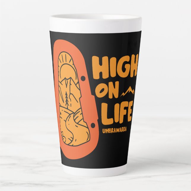Umbrawarra Alpinism Australia Latte Mug (Front)