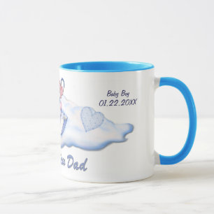 Umbrella Bear Boy for New Dad - Customise Mug