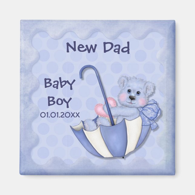 Umbrella Bear - Customise - Boy Magnet (Front)