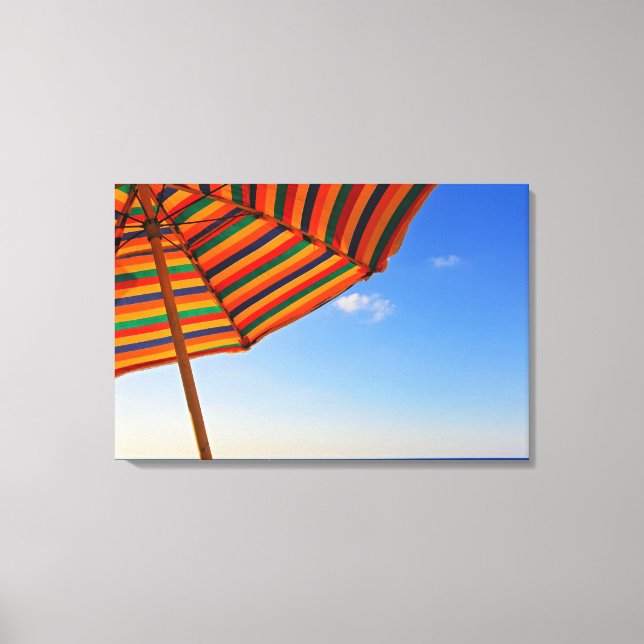 umbrella canvas print (Front)