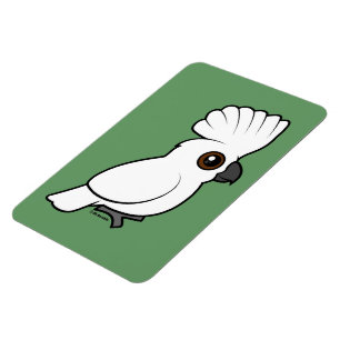 Umbrella Cockatoo (raised) Magnet