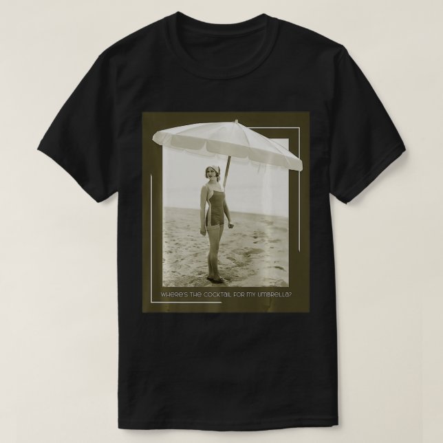 Umbrella Cocktail Premium  T-Shirt (Design Front)