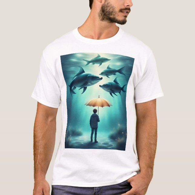 Umbrella for the Abyss T-Shirt (Front)