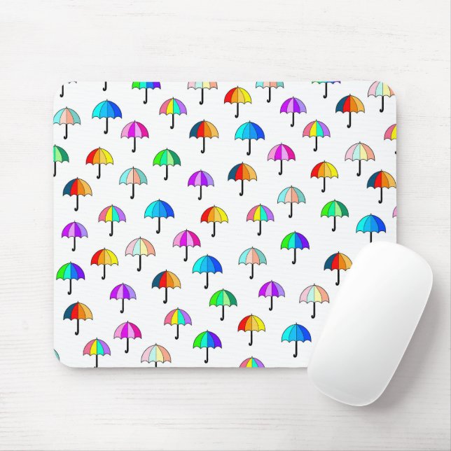 Umbrella Fort Mouse Pad (With Mouse)