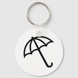 Umbrella icon key ring