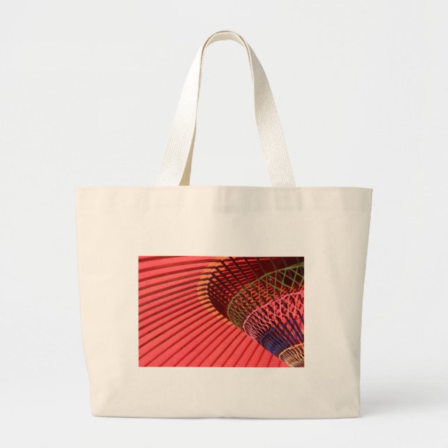 Umbrella Japanese Umbrellas Large Tote Bag (Front)