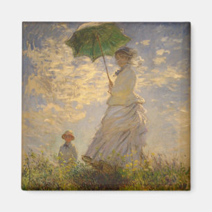 Umbrella Monet Painting Magnet