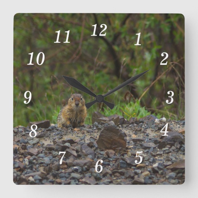 Umbrella Please Wall Clock (Front)