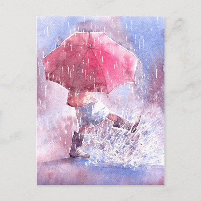 Umbrella Postcard (Front)