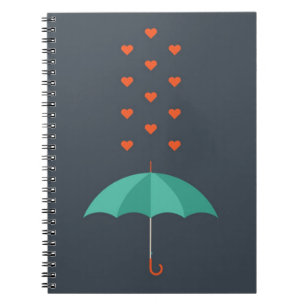 Umbrella Spiral Notebook