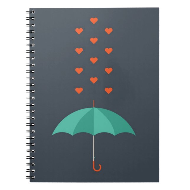Umbrella Spiral Notebook (Front)