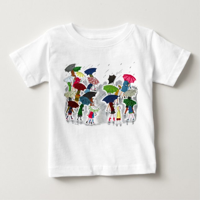 Umbrellas Baby T-Shirt (Front)