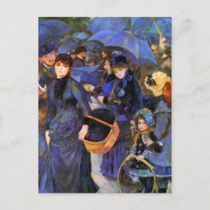 Umbrellas by Renoir Postcard