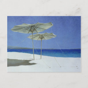 Umbrellas Greece 1995 Postcard