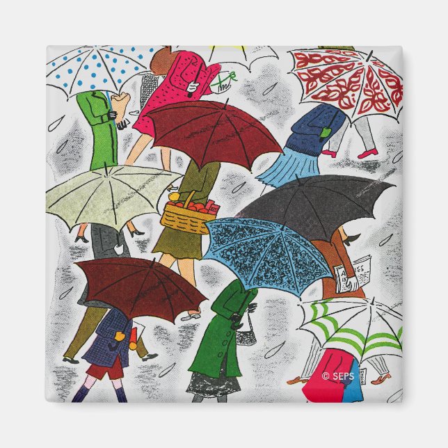 Umbrellas Magnet (Front)
