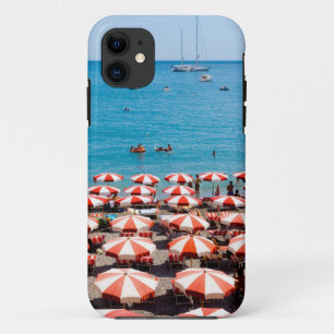 Umbrellas On Amalfitan Coast iPhone 11 Case