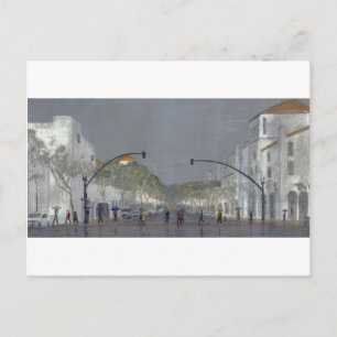 Umbrellas On Chapala Postcard