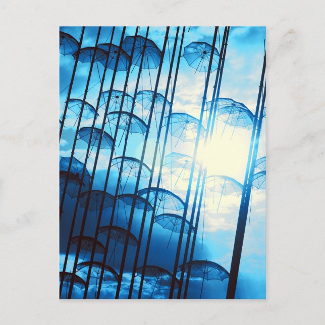 umbrellas postcard (Front)