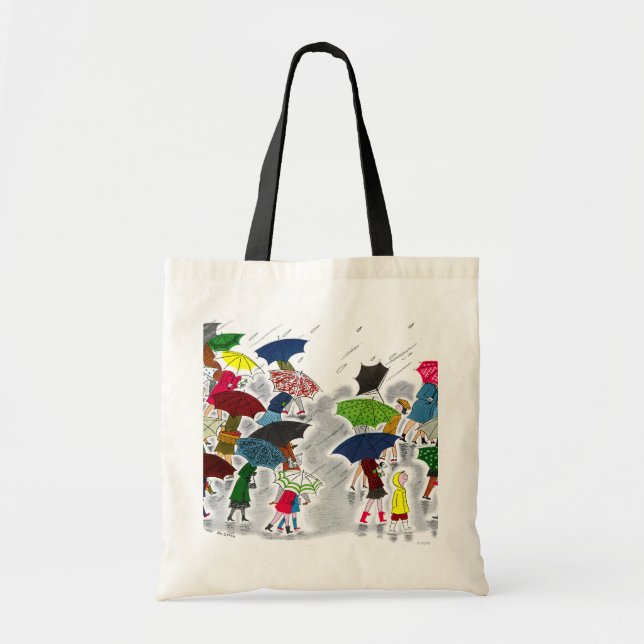 Umbrellas Tote Bag (Front)